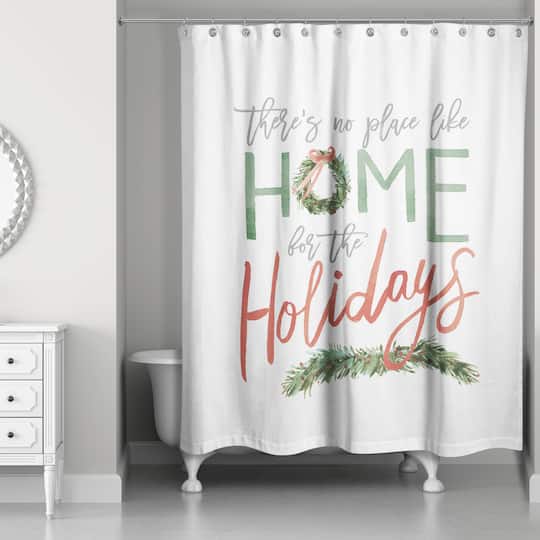 Home for the Holidays 71" x 74" Shower Curtain